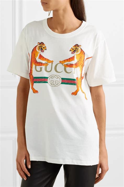 gucci t shirt tiger print|Gucci flying tiger sweater.